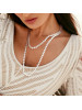 Collier Hilda White 120cm