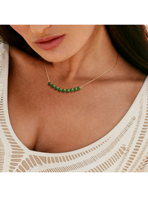 Collier Jan Green - Or Jaune