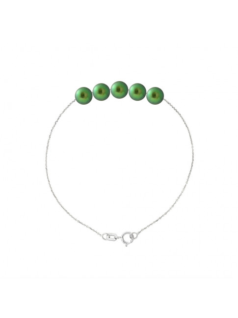 Bracelet Jan Green - Or Blanc