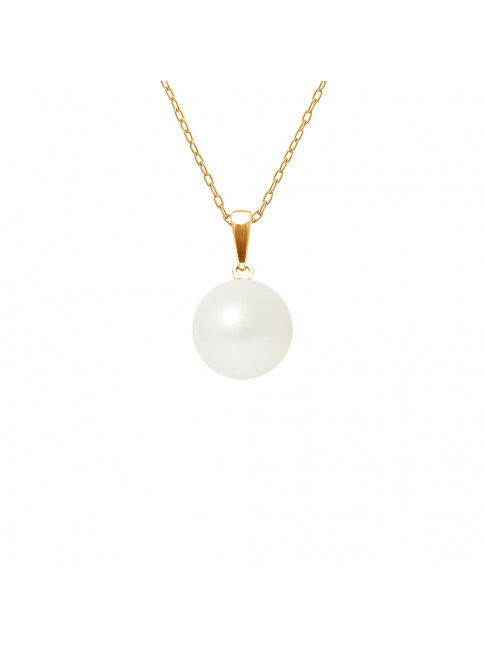 Collier Chloe White - Or Jaune