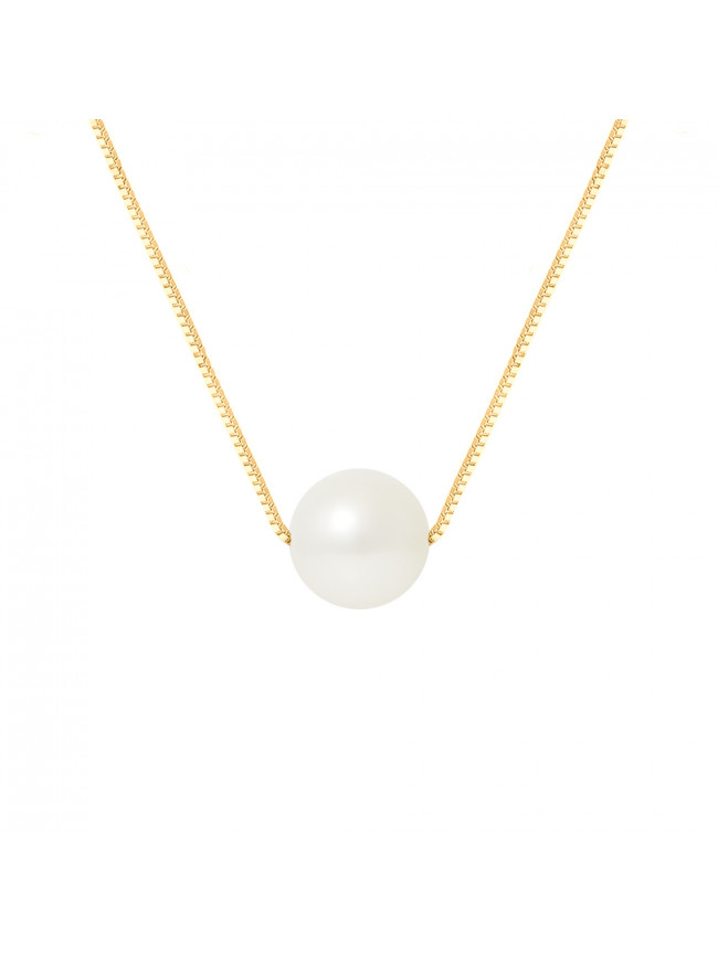 Collier Jewel White - Or Jaune