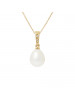 Collier Nath White - Or Jaune