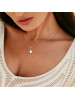 Collier Nath White - Or Blanc
