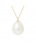 Collier Junko White - Or Jaune