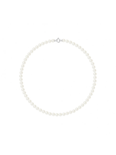 Collier Gerri White - Or Blanc