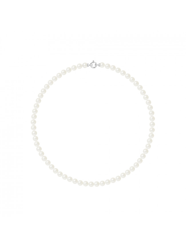 Collier Gerri White - Or Blanc