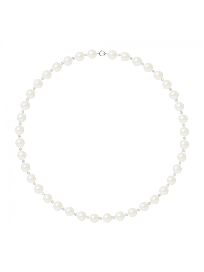 Collier Jasmine - Or Blanc