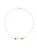 Collier Jan Multicolor - Or Blanc