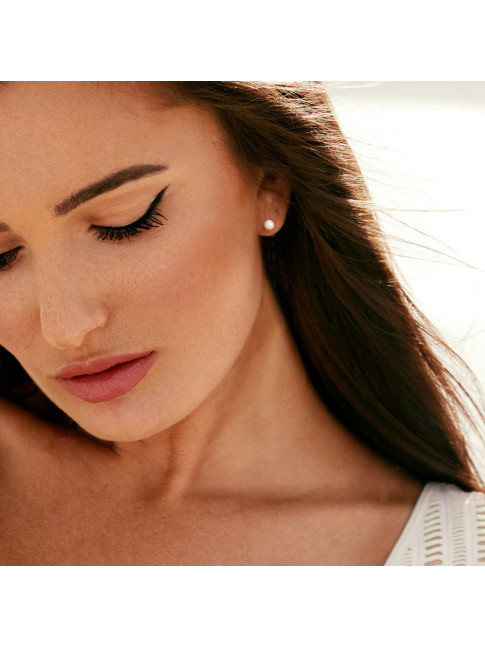 Boucles d'Oreilles Gladys - Or Blanc