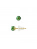 Boucles d'oreilles Gillin Green - Or Jaune