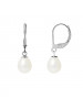 Boucles d'Oreilles Judith White - Or Blanc