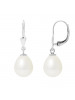 Boucles d'Oreilles Jane White - Or Blanc