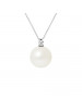 Collier Brenna White - Or Blanc