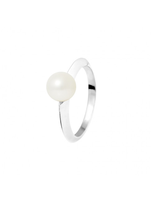 Bague Genevieve - Or Blanc