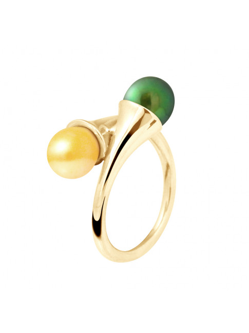 Bague Leanne Green & Gold