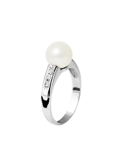 Bague Anastasia - Or Blanc